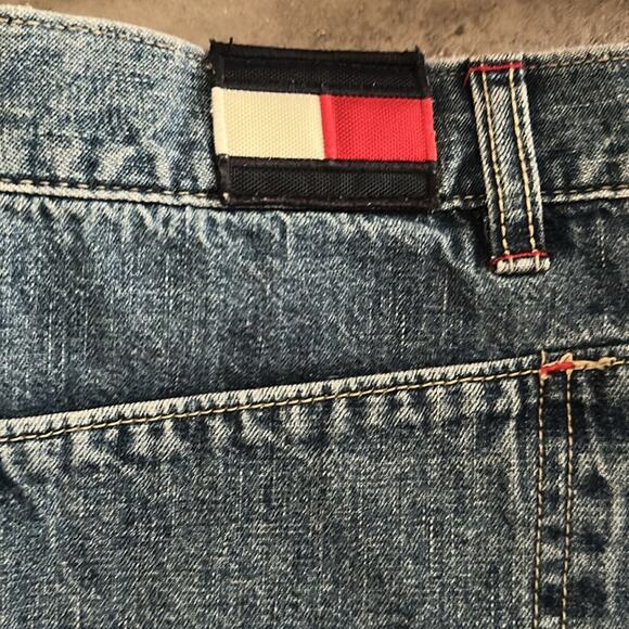 Tommy Hilfiger Y2K Maxi Classic Blue Denim Skirt Juniors Size 7 - Picture 4 of 6